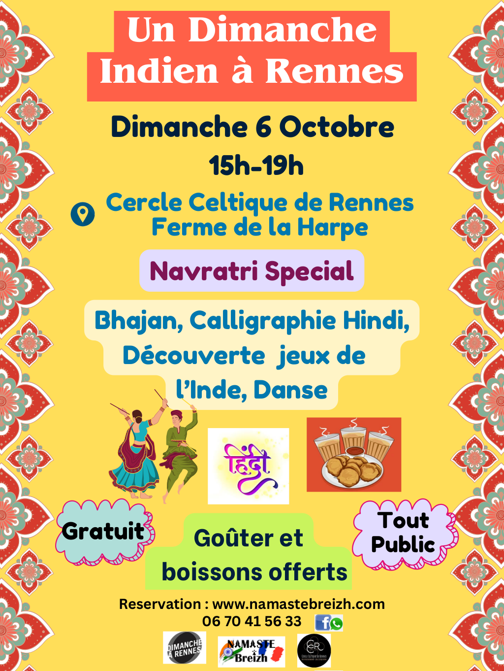 dimanche Indien à Rennes le 6 octobre 2024